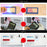 VIVIBEE Classic Square Blue Light Blocking Glasses TR90 Men Women Office Anti Light Black Eyeglasses Computer Filter Goggles