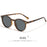 HBK Fashion Polarized Sunglasses Men Round TR90 Frame Fashion Sun Glasses Women Driving Sports UV400 Lunette De Soleil Homme