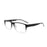 MODFANS Stylish Gradient Rectangle Men's Blue Blackout Reading Glasses, UV Protection, Comfort Spring Hinge Glasses