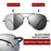 Memory Metal Pilot Sunglasses Men Polarized Flexible Titanium Temples Driving Sun Glasses Male Photochromic Chameleon Eyewear UV