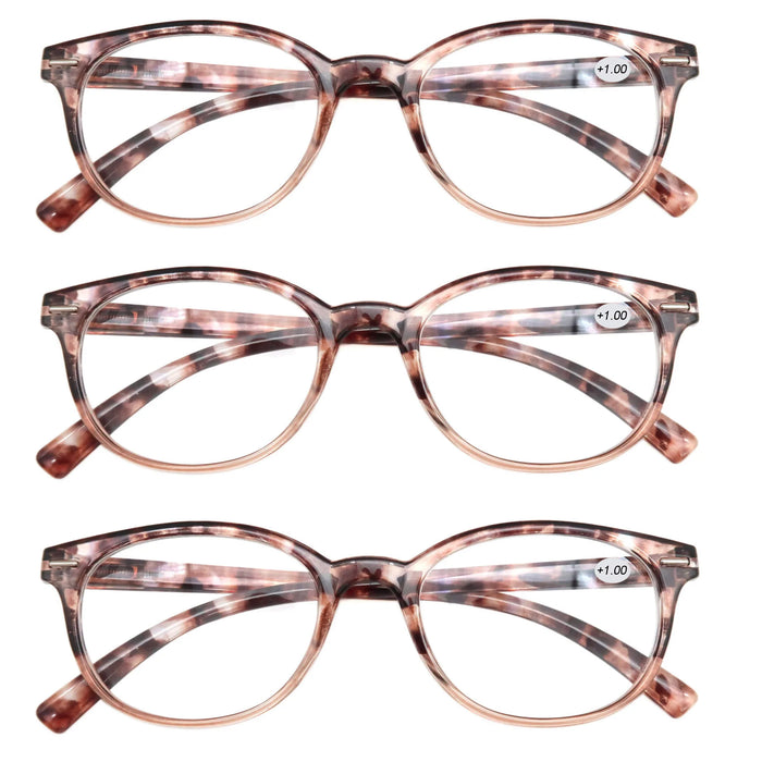 MODFANS Reading Glasses For Women Small face Readers Ladies Eyeglasses Frame With Spring Hinge Presbyopic glasses +2.0 +2.5 +3.0