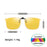 VIVIBEE Flip Up Clip On Night Vision Glasses Polarized Men Driving Yellow Sunglasses Women UV400 Fishing Universal Clips