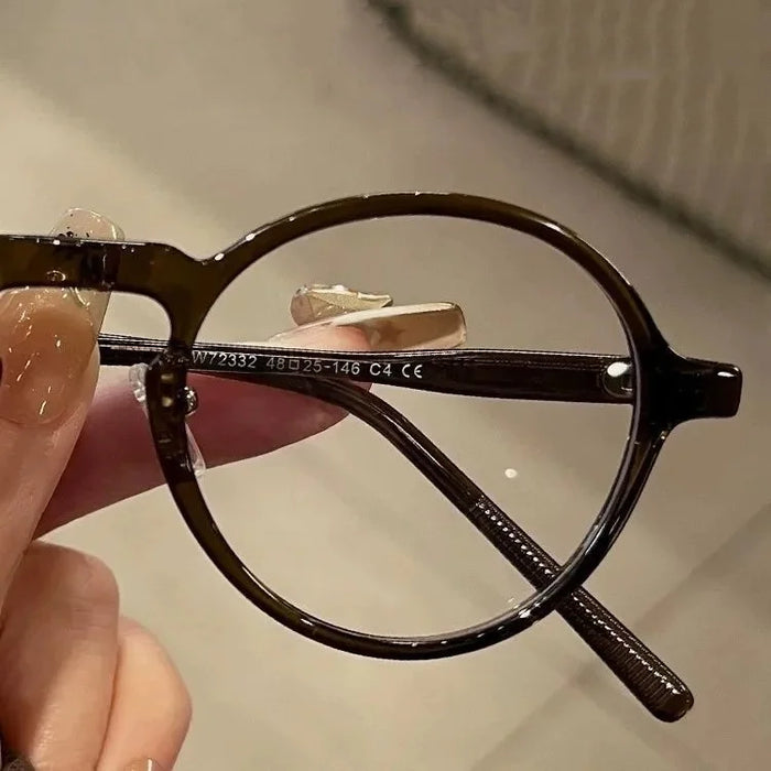 New Round Reading Glasses Women Computer Glasses Hyperopia Presbyopia Eyeglasses Clear Lens Prescription Eyewear очки для