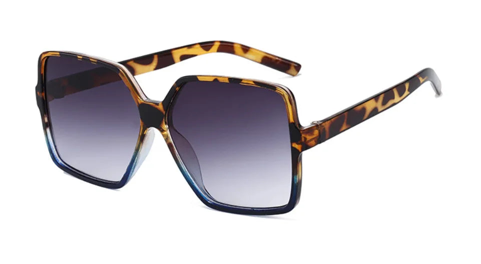 Oversize Square Sunglasses Women Retro Fashion Luxury Brand Personlity Gradient Black Sun Glasses Female Outdoor Shades