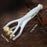 Finger Massage Dual-Row Roller Brass Roller Design Easy Use Relieve Finger Fatigue Promote Blood Portable Finger Massage Tool"