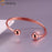 Vinterly Pure Copper Bracelets Magnetic Shiny Adjustable Bangles Arthritis Pain Relief Health Magnet Jewelry Anti Radiation