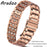 ARADOO Premium Copper Bracelet for Men with 3X Strength,Magnetic Therapy Cross Wristband Jewelry Gifts