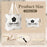 Fashion M-Mary Quant Storage Bags 2-Piece Canvas Tote Bag Set with Zipper Pouch Large Capacity Shopping Travel Bag