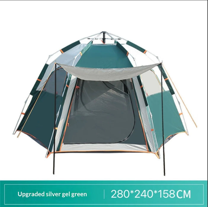Automatic Thickened Outdoor Camping Tent Portable Folding Quick-Open Picnic Camping Shelter Rainproof Overnight Stay