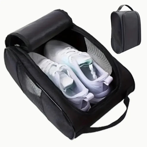 Bolsa de transporte portátil para zapatos de golf, de tela Oxford, transpirable, ligera, bolsa de mano de golf, a prueba de polvo, para zapatos de fútbol y tenis