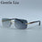 Rectangle Punk Rimless Sunglasses Men 2026 Luxury Designer Trendy Photochromic Sun Glasses Vintage Small Frame Driving Eyewear