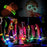 50/100 bâtons fluorescents, multicolores, lumineux, brillants, pliables, bracelet lumineux, fournitures de fête