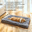 Adorable Rectangle Oversized Plush Dog Cat Bed Ultra Soft Polyester Pet Crate Pad Mat Sofa for All Size Cats Dogs