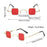 Fashion Small Square Sunglasses Ultra Light Metal Frame Hip Hop Punk Sun Glasses Candy Color Sunglasses Shades for Women Men