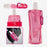 500ML Botella de agua plegable de silicona ultraligera portátil Bolsa de agua plegable Suministros deportivos al aire libre Senderismo Camping Bolsa de petaca blanda