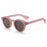 Clear Lens Candy Color Sand Frame Round Sunglasses Women Men Punk Shades UV400 Retro Rivets Decoration Trending Sun Glasses