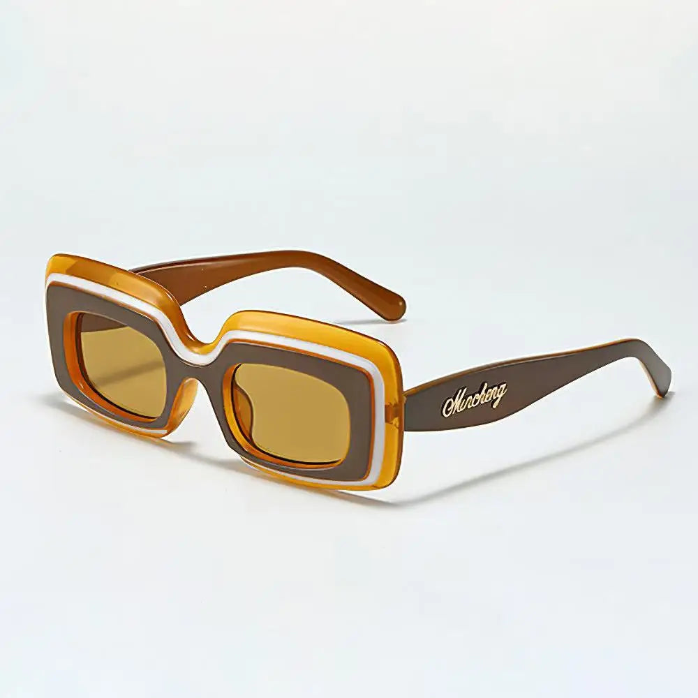 Retro Shades Luxury Sunglasses  For Men Designer Famous Brand Square Sun Glasses Man Women Sunglass UV400