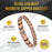 ARADOO Preumium Pure Copper Bracelet for Men Women Double Row Magnetic Therapy Wristband Jewelry Gifts