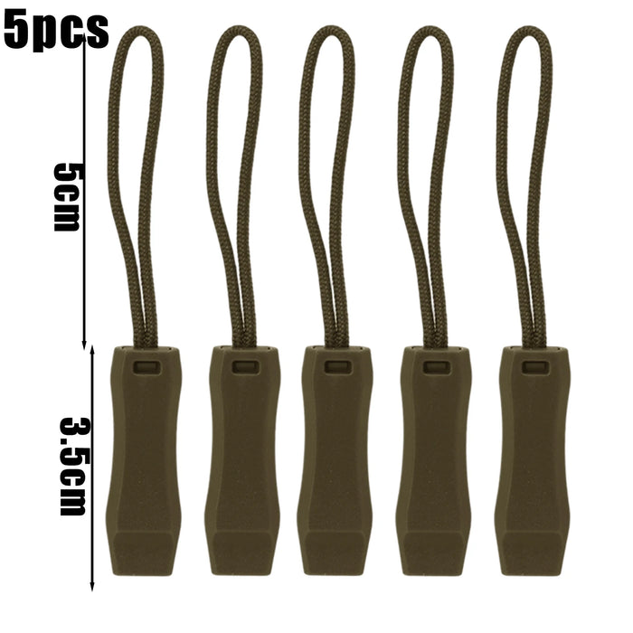 Silbato de supervivencia para exteriores, camping, senderismo, rescate, emergencia, buceo, silbato de supervivencia, combo de tirador de cremallera para mochila, tienda de campaña