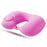 Press On Inflatable Pillow to Relax Neck Travel U-shaped Pillow Foldable and Portable With Leak Proof Device Ordinary U-shaped