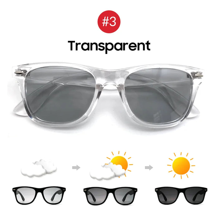 VIVIBEE Classic Deisign Square Polarized Men Driving Sunglasses Photochromic Polar Sun Glasses 2026 Trending High Quality Shades