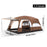 Outdoor Camping Family Tent 3-12 Person Double Layers Oversize 2 Rooms Thickened Rainproof Outdoor Family Camp Tour Equipment