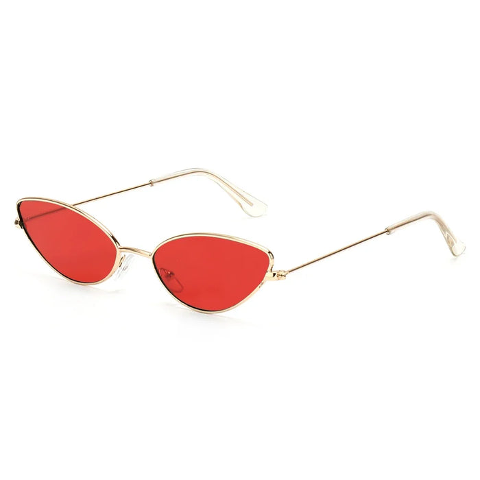 1PC Vintage Small Frame Shades Retro Oval Black Sunglasses Unisex Luxury Brand Designer Pink Sun Glasses Female Travel Eyewear