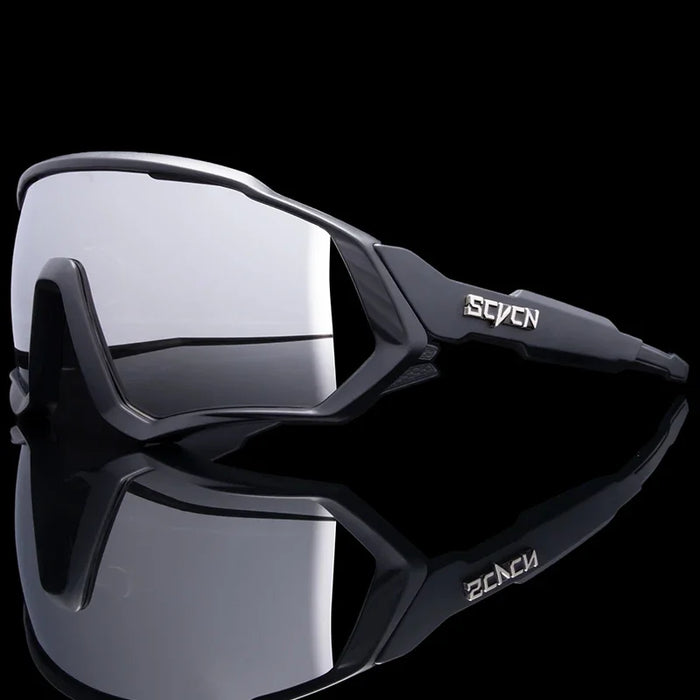 SCVCN Photochromic Bicycle Sunglasses Men Women Sport Runing Goggles UV400 Mountain Road Bike Bicycle Glasses MTB Eyewear