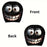 2pcs Funny Big-Eyed Cartoon Print Car Headrest Cover, Suitable For Travel And Daily Commuting,For Halloween Christmas Holiday