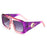 Square Sunglasses Women Men Travel Wide Glasses Legs Shades Male Female UV400 Gafas Oculos Retro Brand Designer Luxury