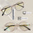 Progressive Multifocal Reading Glasses for Women Men Fashion Round Metal Frame Triple Zone Presbyopic Eyeglasses Computer Reader