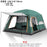 Outdoor Camping Family Tent 3-12 Person Double Layers Oversize 2 Rooms Thickened Rainproof Outdoor Family Camp Tour Equipment
