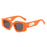 Nouvelles lunettes de soleil œil de chat femmes hommes verres dégradés carrés monture PC décor léopard marque designer lunettes de soleil UV400