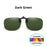 VIVIBEE Gafas de Sol con Clip Abatible Polarizadas para Hombre Cuadradas UV400 Fotocromáticas de Visión Nocturna para Mujer Clásicas con Clip de Espejo