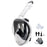 Full Face Snorkel Mask Snorkeling Swimming Diving Mask with Detachable Camera Mount Wide View Anti-Fog Anti-Leak for Adult Youth