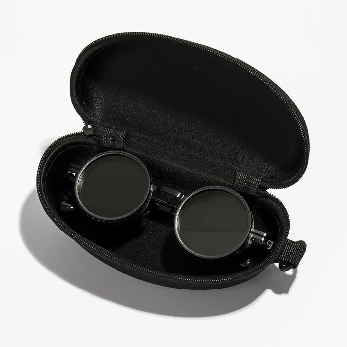 New ND2-400 Adjustable Dimming Glasses 9 Level UV400  Sunglasses With Glasse Case ND Filter Eyewear Outdoor