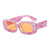 Lunettes de soleil petites carrées pour femmes, lunettes de soleil pour hommes, nuances rectangulaires de voyage vintage UV400, lunettes de soleil pour femmes, gafas de sol oculus