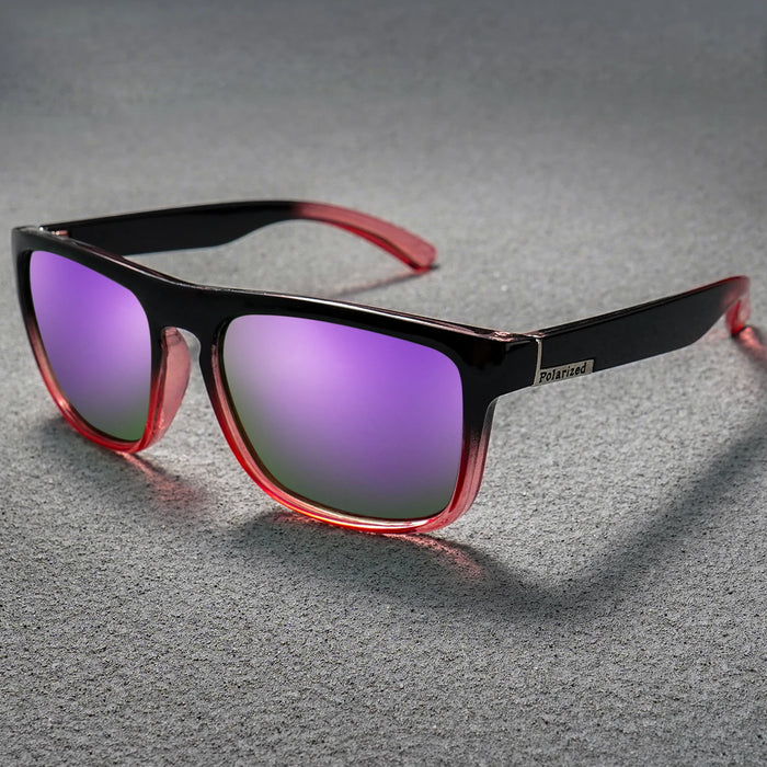 Gafas de Pesca Lentes de Sol Cuadradas Polarizadas para Pesca Deportes Conducción Sombras de Pesca Gafas de Exterior para Ciclismo Viajes Uso Diario