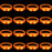 20-100 Pulseras LED activadas por música y sonido, pulseras luminosas intermitentes, brazaletes que brillan en la oscuridad para fiestas y bodas