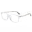 Titanium Alloy Reading Glasses Men Women Light&Thin Anti Blue Light Blocking Presbyopic Eyeglasses Flexible Square Computer Lens