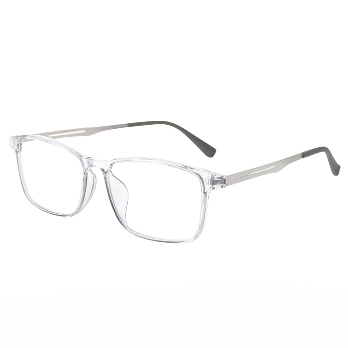 Titanium Alloy Reading Glasses Men Women Light&Thin Anti Blue Light Blocking Presbyopic Eyeglasses Flexible Square Computer Lens