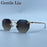 Vintage Rimless Octagon Sunglasses Men 2026 Luxury Designer Steampunk Gold Metal Frame Sun Glasses Retro Hip Hop Frameless Shade