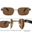 Rectangle Steampunk Sunglasses Men 2026 Luxury Brand Hip Hop Vintage Gold Frame Sun Glasses Male Retro Punk Streetwear Eyewear
