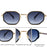 Lunettes de soleil polygonales carrées Steampunk Homme 2026, marque de luxe, monture métallique géométrique vintage, verres dégradés photochromiques