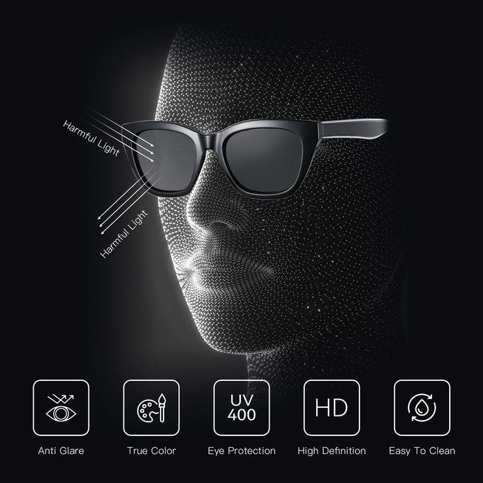 ZENOTTIC Square Polarized Sunglasses 2026 Fashion Women Thick Frame UV400 Protection Sun Glasses for Ladies Shopping Gif