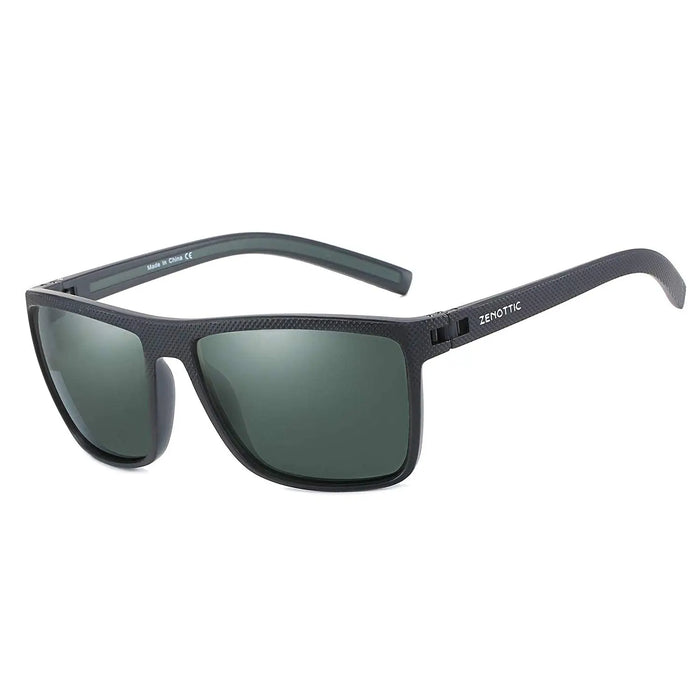 ZENOTTIC Retro Square Polarized Prescription Sunglasses Fashion Lightweight TR90 Progressive Optical Sun Glasses for Women Men