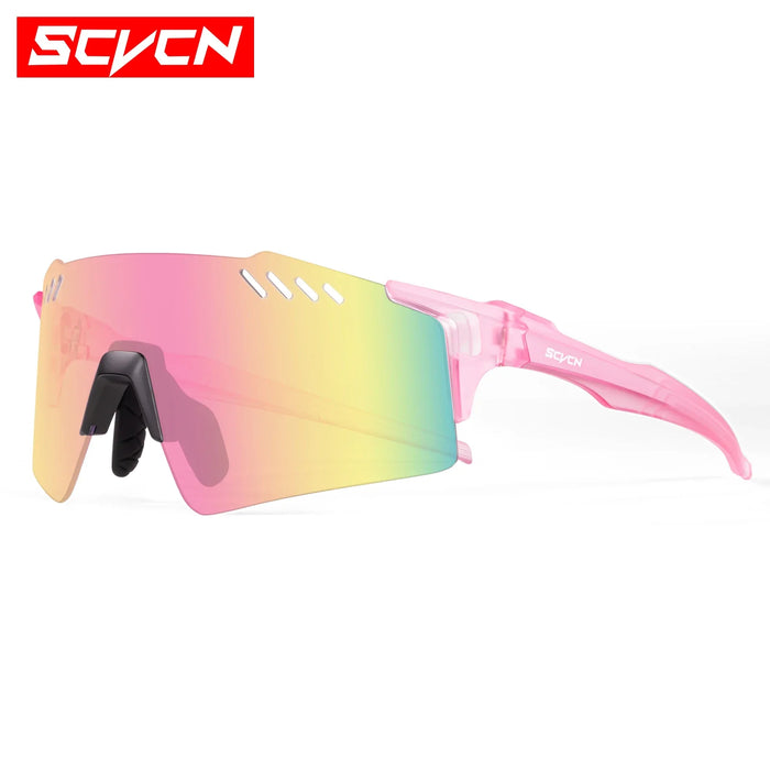 SCVCN Cycling Glasses Men Women Road Sports Running Goggles Outdoor Mountain Bicycle Sunglasses UV400 Fishing Driving Eyewear