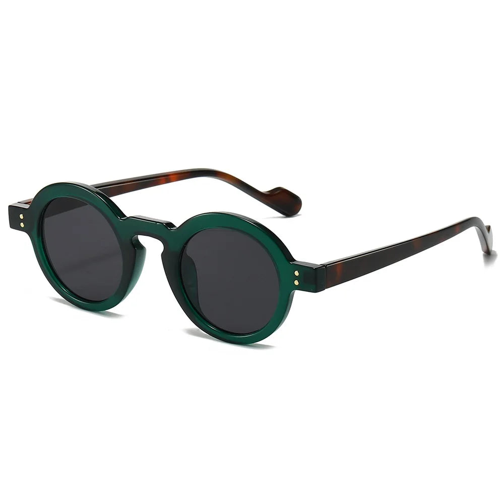 Retro Small Oval Sunglasses Women Men Round Shades Fashion Eyewear Luxury Sun Glasses UV400 Brand Oculus Female Gafas