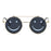 Gafas de sol abatibles con cara sonriente a la moda para mujer, estilo océano, puente nasal ajustable, protección UV400