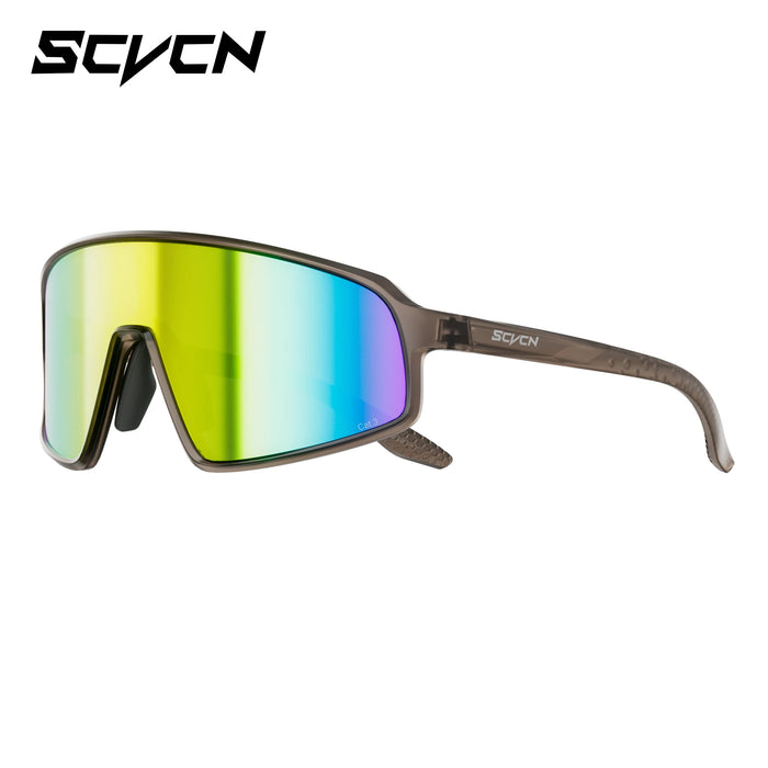 SCVCN New Sports Cycling Sunglasses UV400 Windproof Eyewear for MTB Road Bike Running Hiking Men Women Outdoor Sports Eyewear